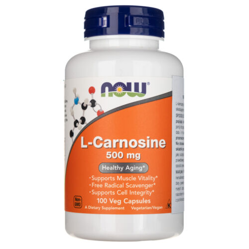 (600 G, 449,89 Eur/1kg) 6 X (now Foods L-carnosine, 500mg - 100 Vcaps)
