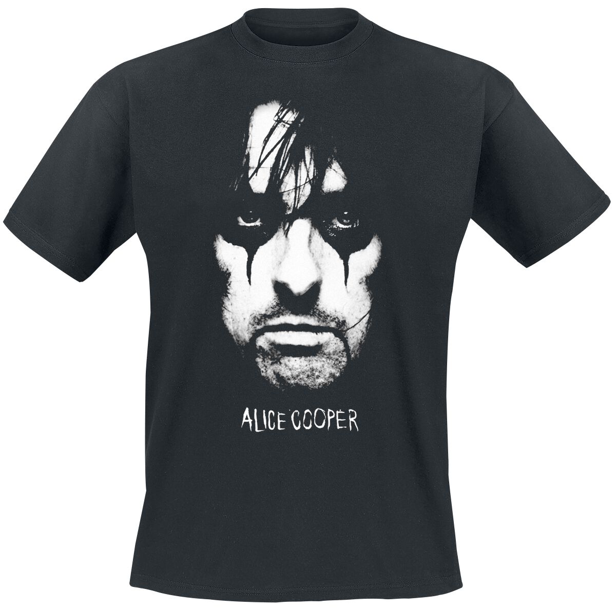 alice cooper t-shirt - portrait - s bis 4xl - fÃ¼r mÃ¤nner - grÃ¶ÃŸe xl - - lizenziertes merchandise! schwarz