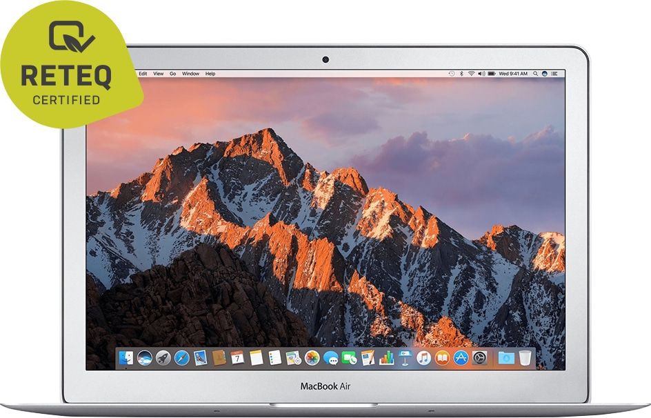 apple notebook macbook air, 33,78 cm (13,3), intel i7, 8gb, 128gb, refurbished silber