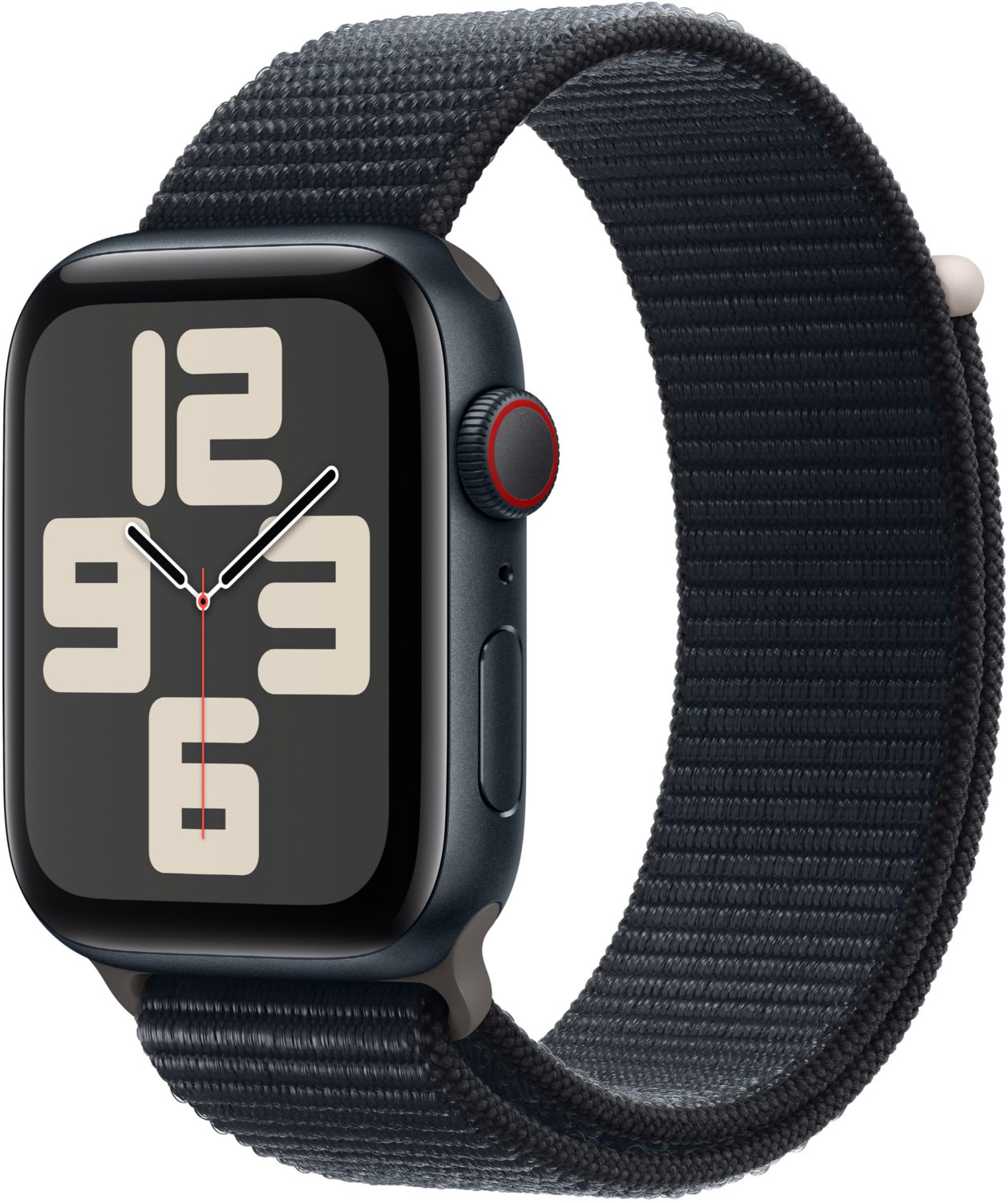 Apple Watch Se (gps + Cellular) 44mm Aluminiumgehäuse Mitternacht, Sport Loop