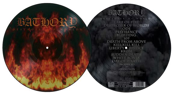 Bathory / Destroyer Of Worlds (picture Disc) (lp) / Black Mark / 00072597 / Lp