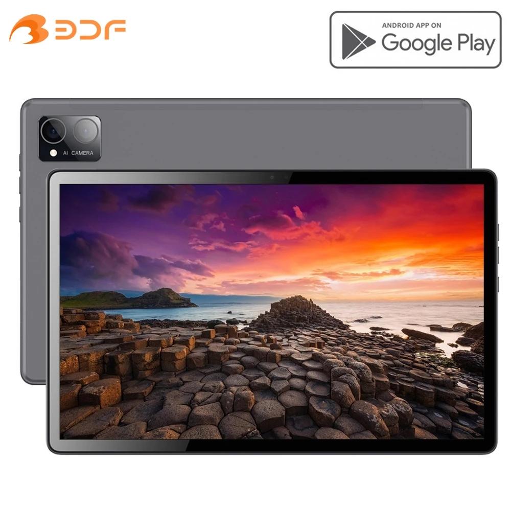 bdf 10,4-zoll-tablets 8 gb + 256 gb tablet-pc 4g-telefonanruf smart android 12-tablet android-tablet-telefon grau/blau