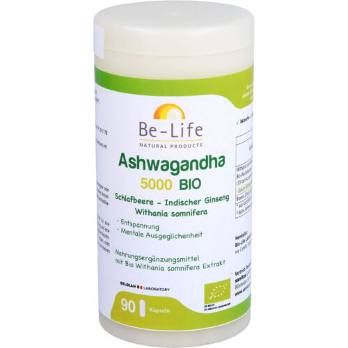 Be - Life Ashwagandha 5000 Bio Kapseln, 90 St. Kapseln 15879647