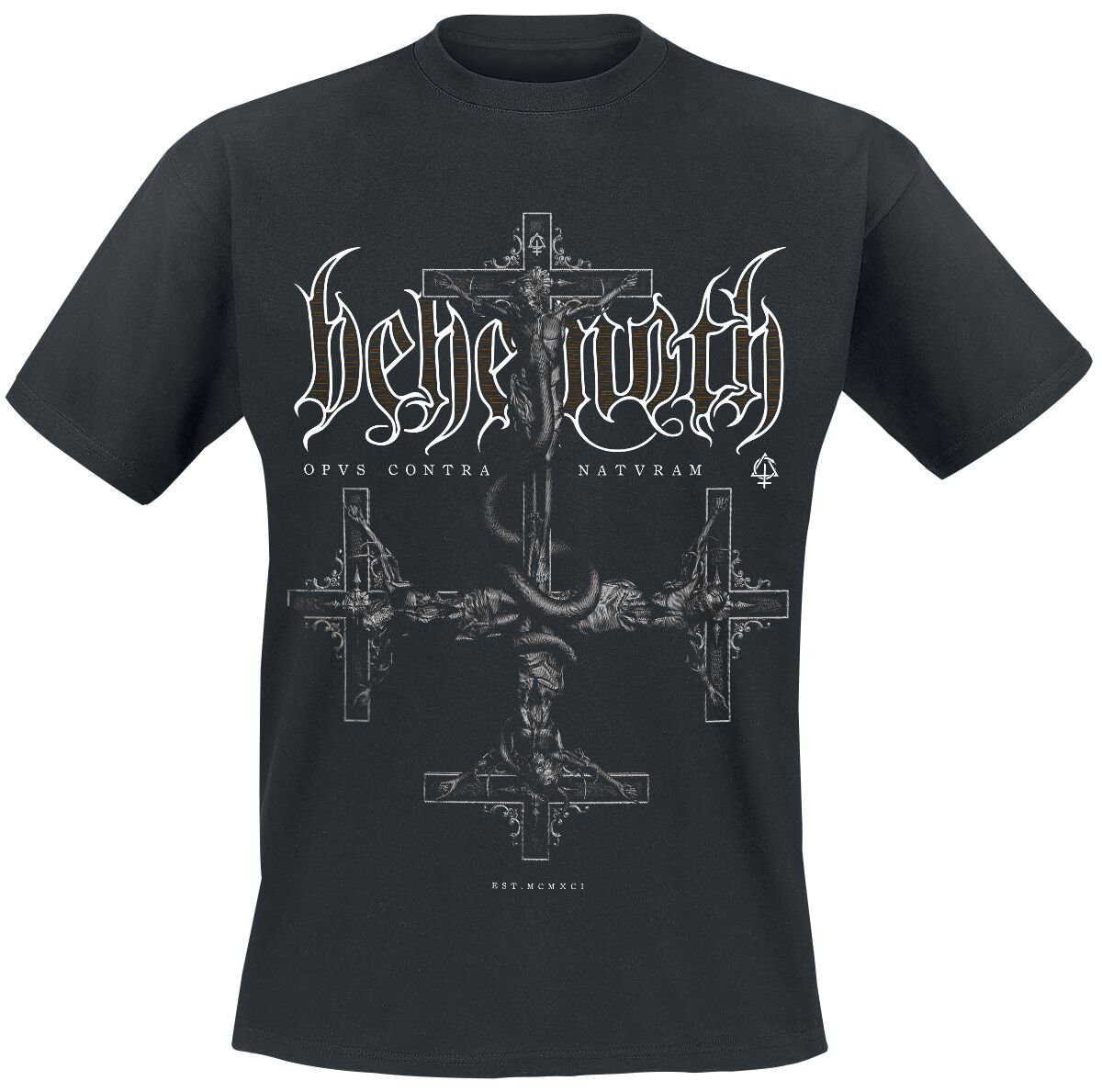 behemoth t-shirt - contra - s bis xxl - fÃ¼r mÃ¤nner - grÃ¶ÃŸe s - - emp exklusives merchandise! schwarz