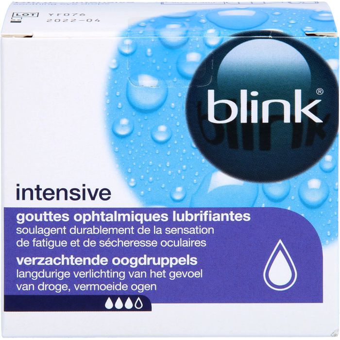 Blink Intensive Tears 4 X 20x 0,4ml Ampullen Benetzungslösung Augentropfen Amo