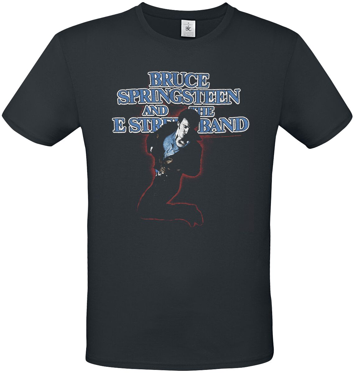 bruce springsteen t-shirt - tour 84-85 - s bis 3xl - fÃ¼r mÃ¤nner - grÃ¶ÃŸe 3xl - - lizenziertes merchandise! schwarz