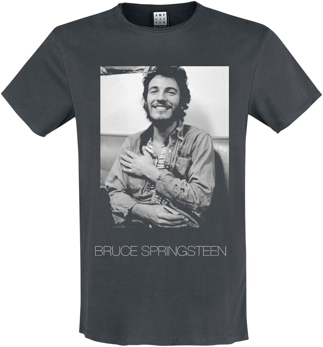 bruce springsteen t-shirt - amplified collection - vintage - xl bis 3xl - fÃ¼r mÃ¤nner - grÃ¶ÃŸe 3xl - - lizenziertes merchandise! charcoal