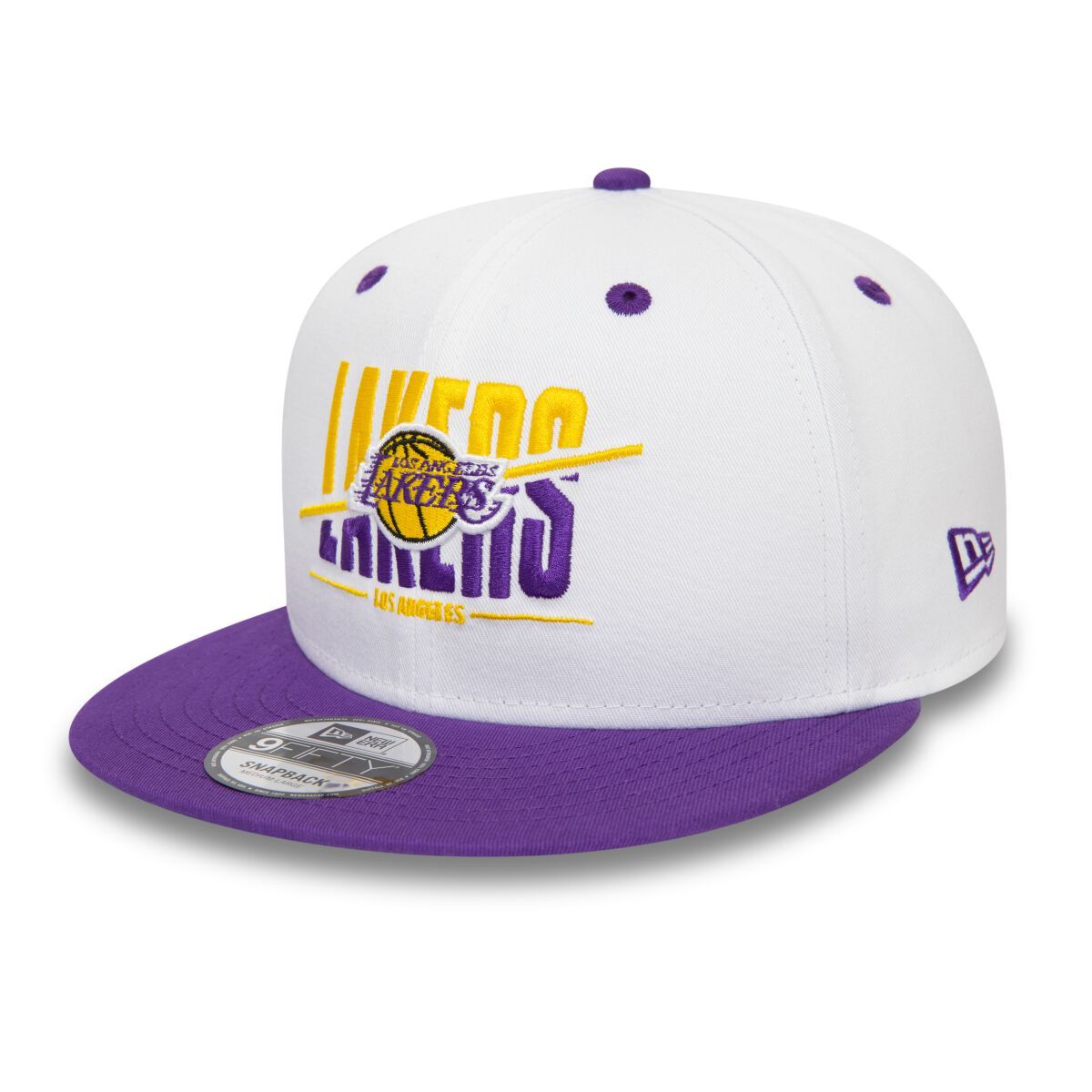 Cap New Era 950 Los Angeles Lakers White Purple