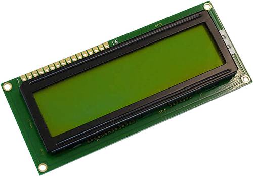 display elektronik lcd-display gelb-grÃ¼n 16 x 2 pixel (b x h x t) 100 x 42 x 10.1mm dem16214syh-ly