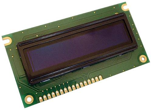 display elektronik oled-modul gelb schwarz 16 x 2 pixel (b x h x t) 84 x 10 x 44mm dep16202-y