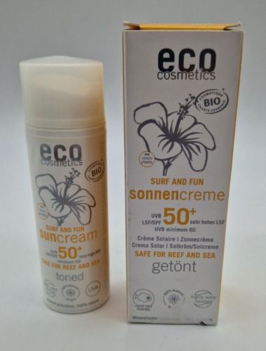 Eco Cosmetics Sonnencreme Surf & Fun Lsf 50+ Getönt 3 X 50 Ml