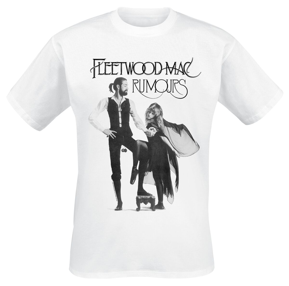 fleetwood mac - rumours white - t-shirt weiÃŸ