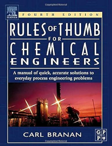 gulf professional publishing rules of thumb for chemical engineers