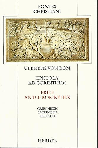 herder freiburg fontes christiani: brief an die korinther