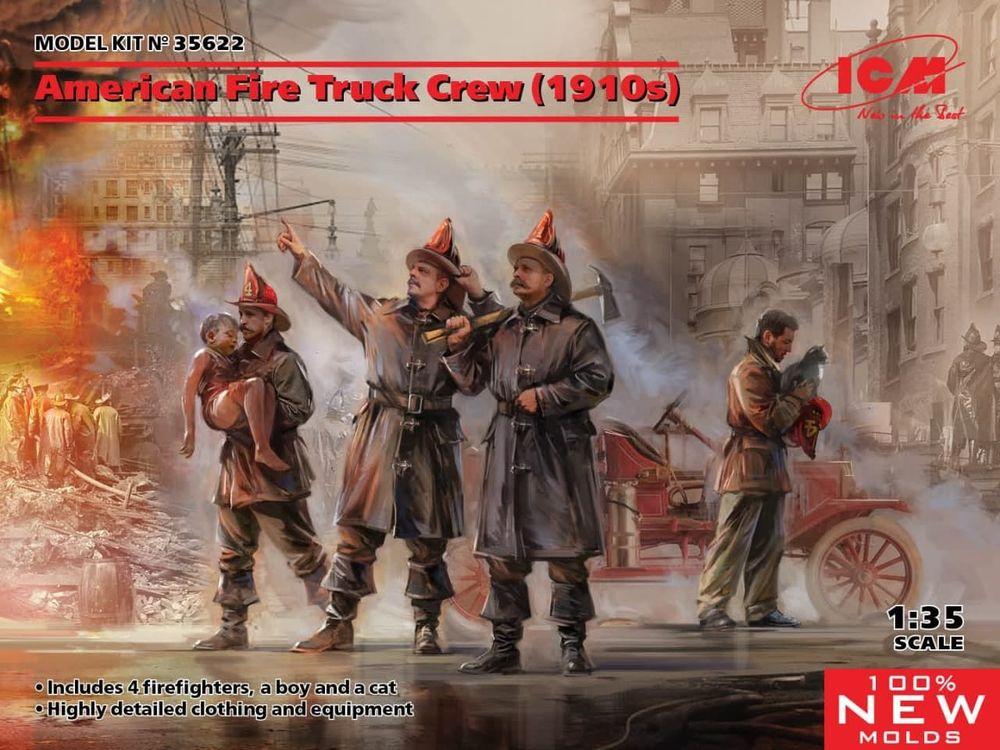 icm american fire truck crew (1910s)