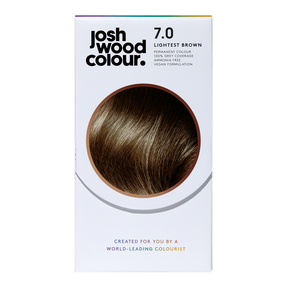josh wood colour 7 deep mid blonde colour kit 7 - lightest brown