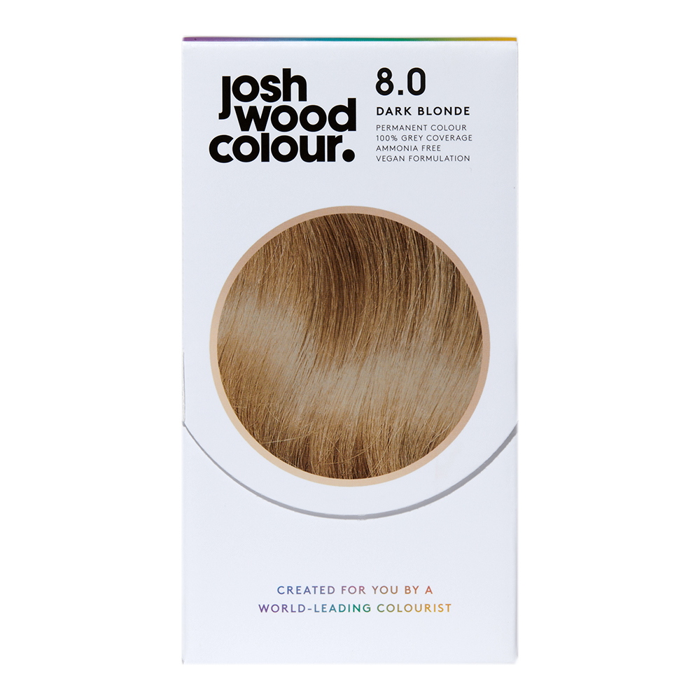 josh wood colour 8 light mid-blonde colour kit 8 - dark blonde