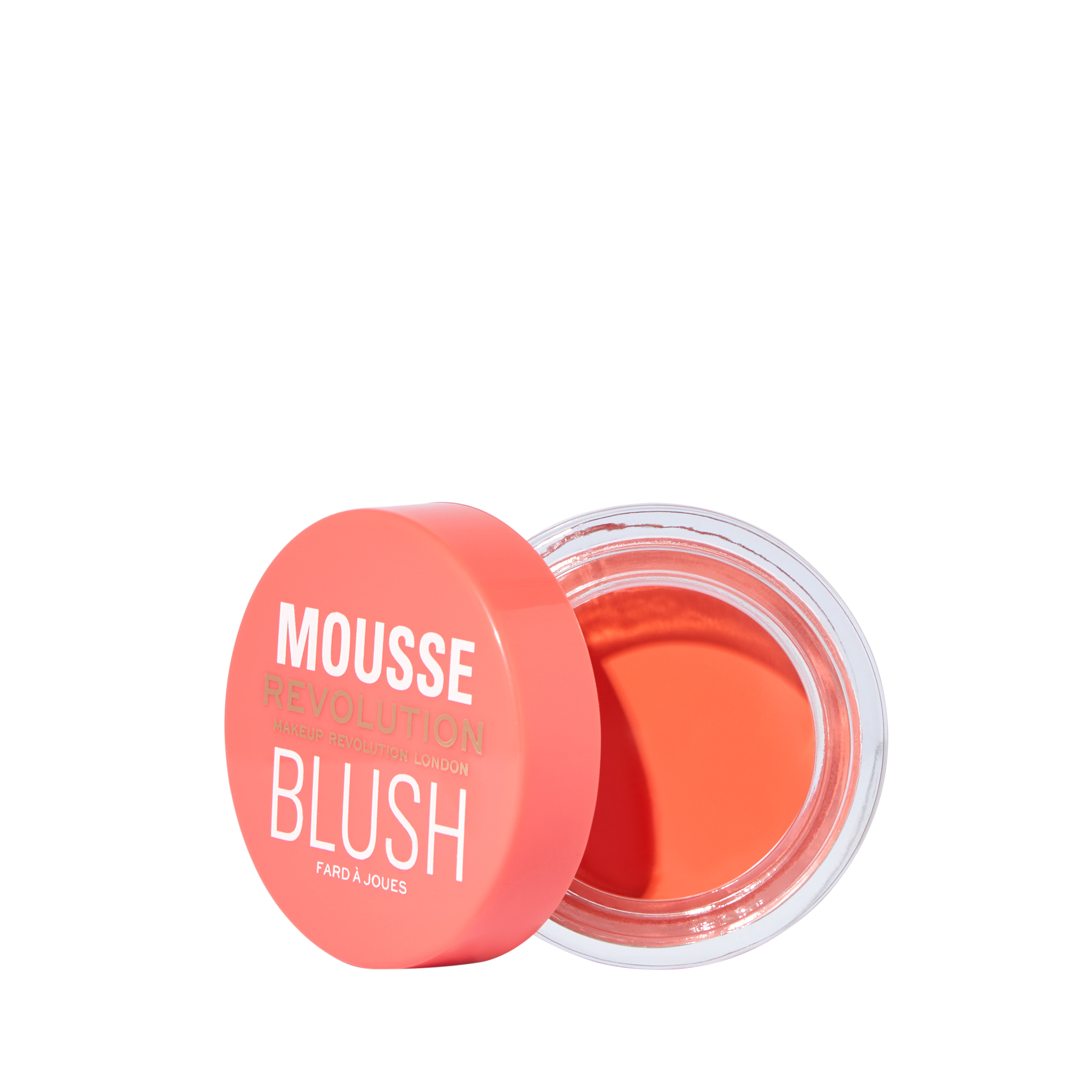makeup revolution mousse blusher grapefruit coral koralle