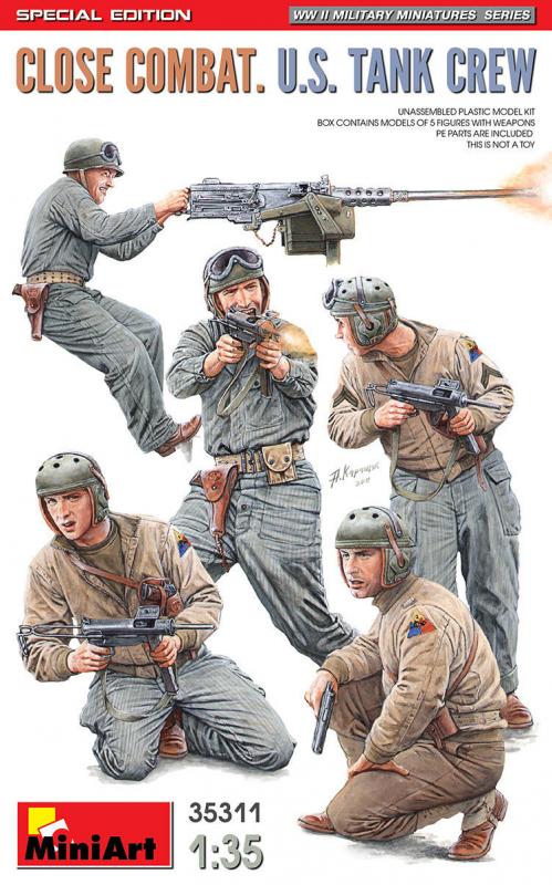 mini art close combat. u.s. tank crew - special edition