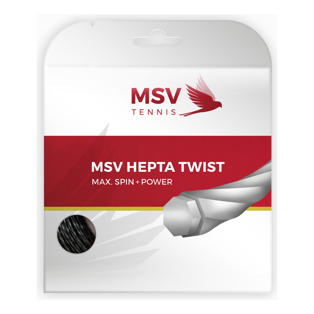 msv hepta - twist saitenset 12m - schwarz
