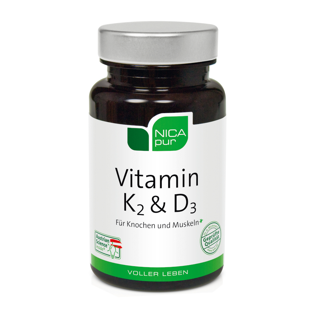 nicapur micronutrition gmbh nicapur vitamin k2 & d3 kapseln