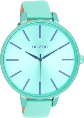 Oozoo Damen Armbanduhr Timepieces Analog Leder Grün Uoc11161