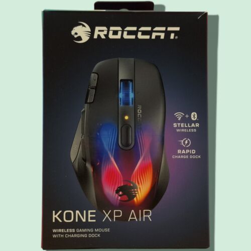 Roccat Kone Xp Air – Wireless Gaming Mouse, 19k Dpi Optical Sensor, (us Import)