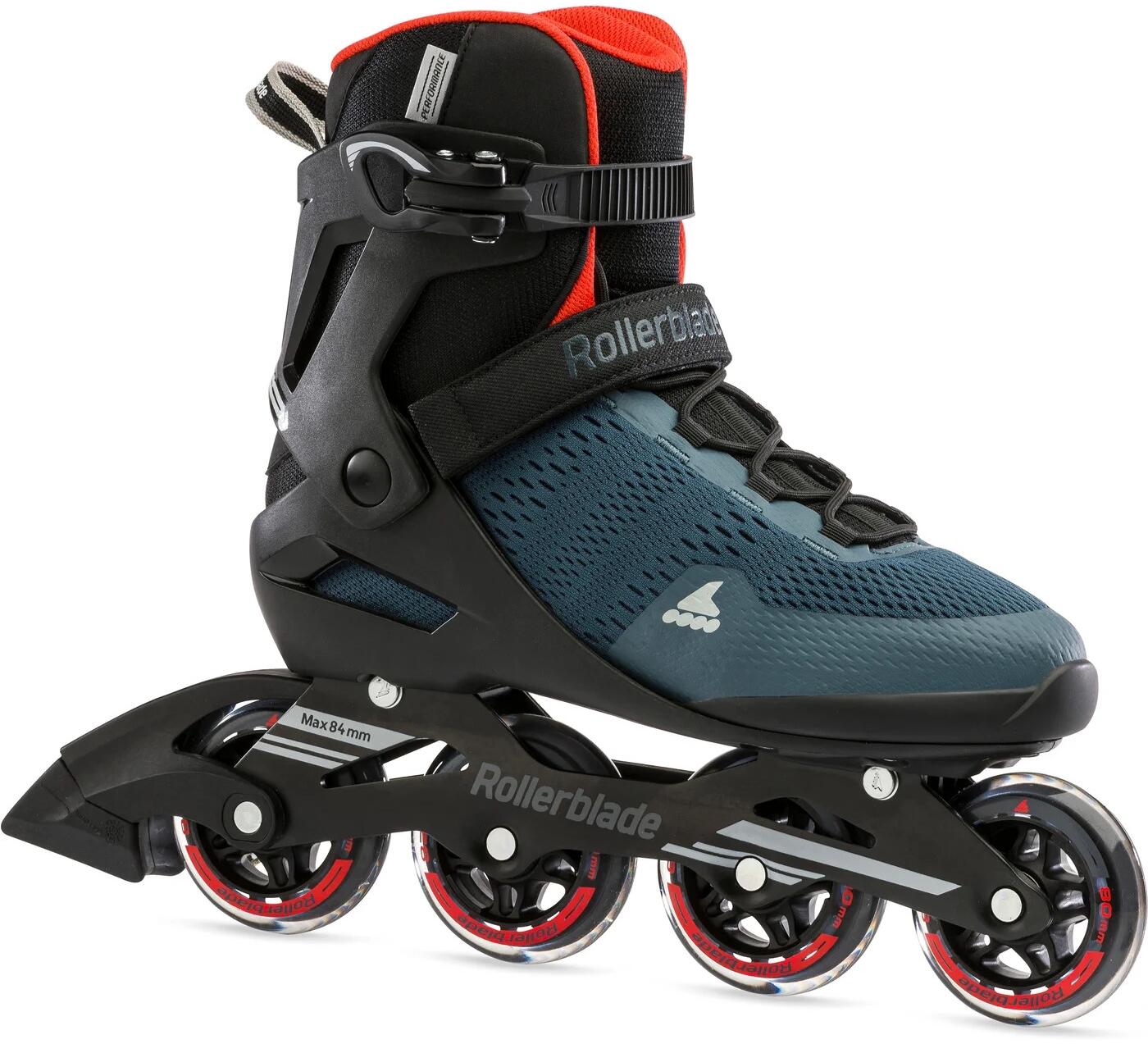 Rollerblade Inline Skates Sirio 80 Blu/arancio Speziato 2022