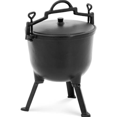 royal catering dutch oven - mit deckel - 10 l - emailliert -