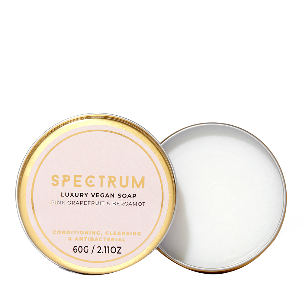 spectrum collections bergamot and grapefruit vegan brush soap