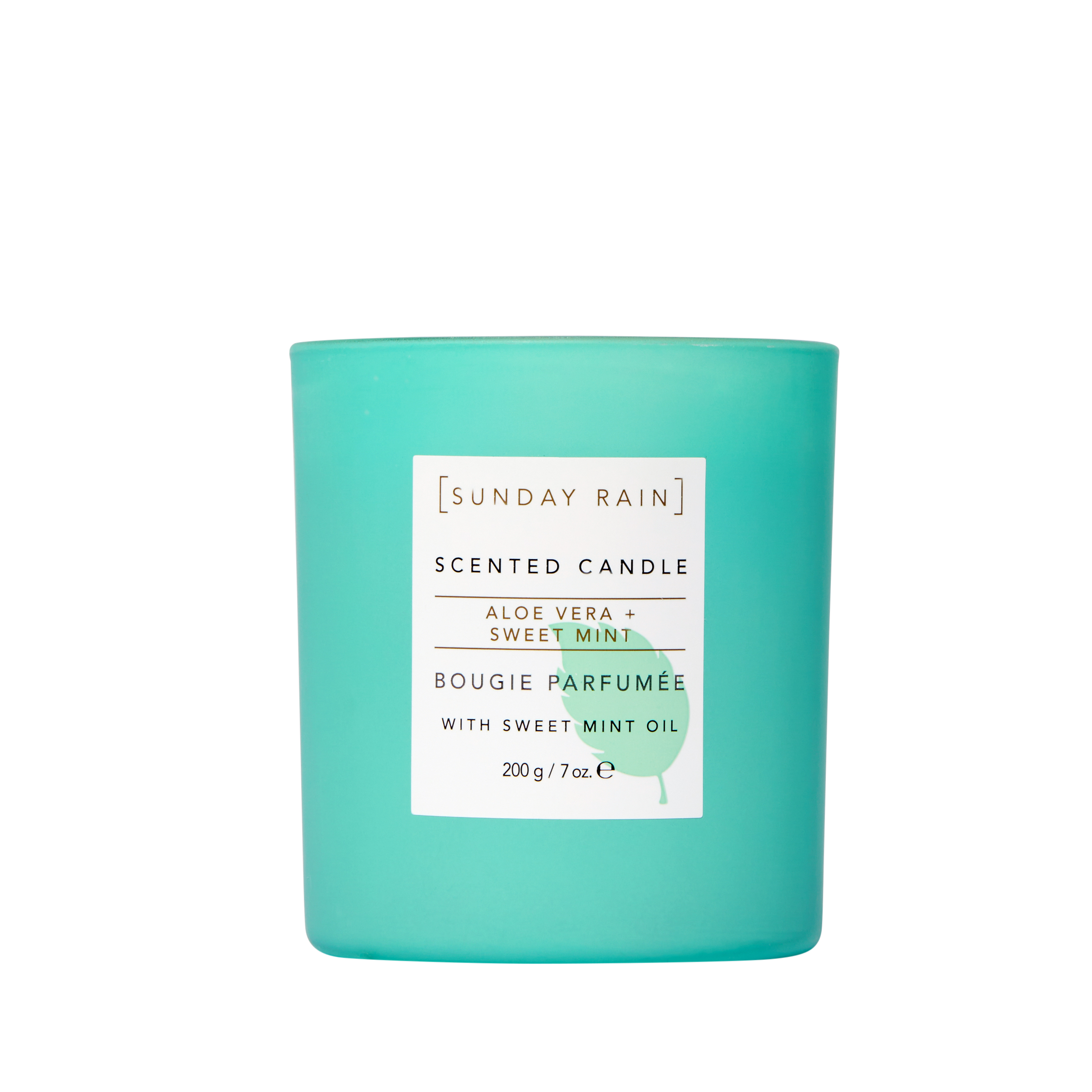 sunday rain aloe vera & sweet mint candle