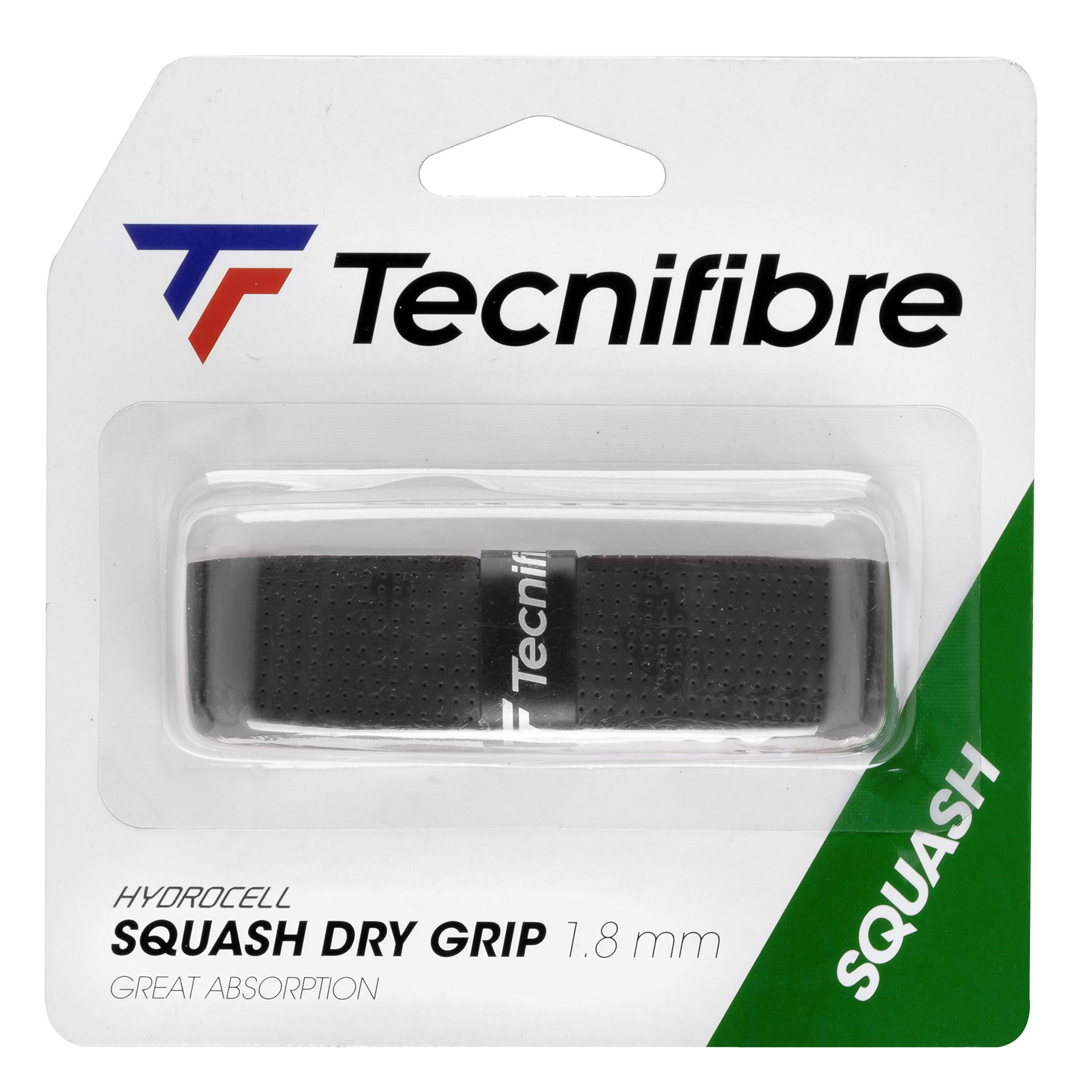 tecnifibre squash-griff dry noir