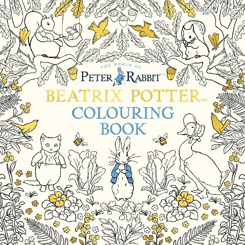 warne the beatrix potter colouring book