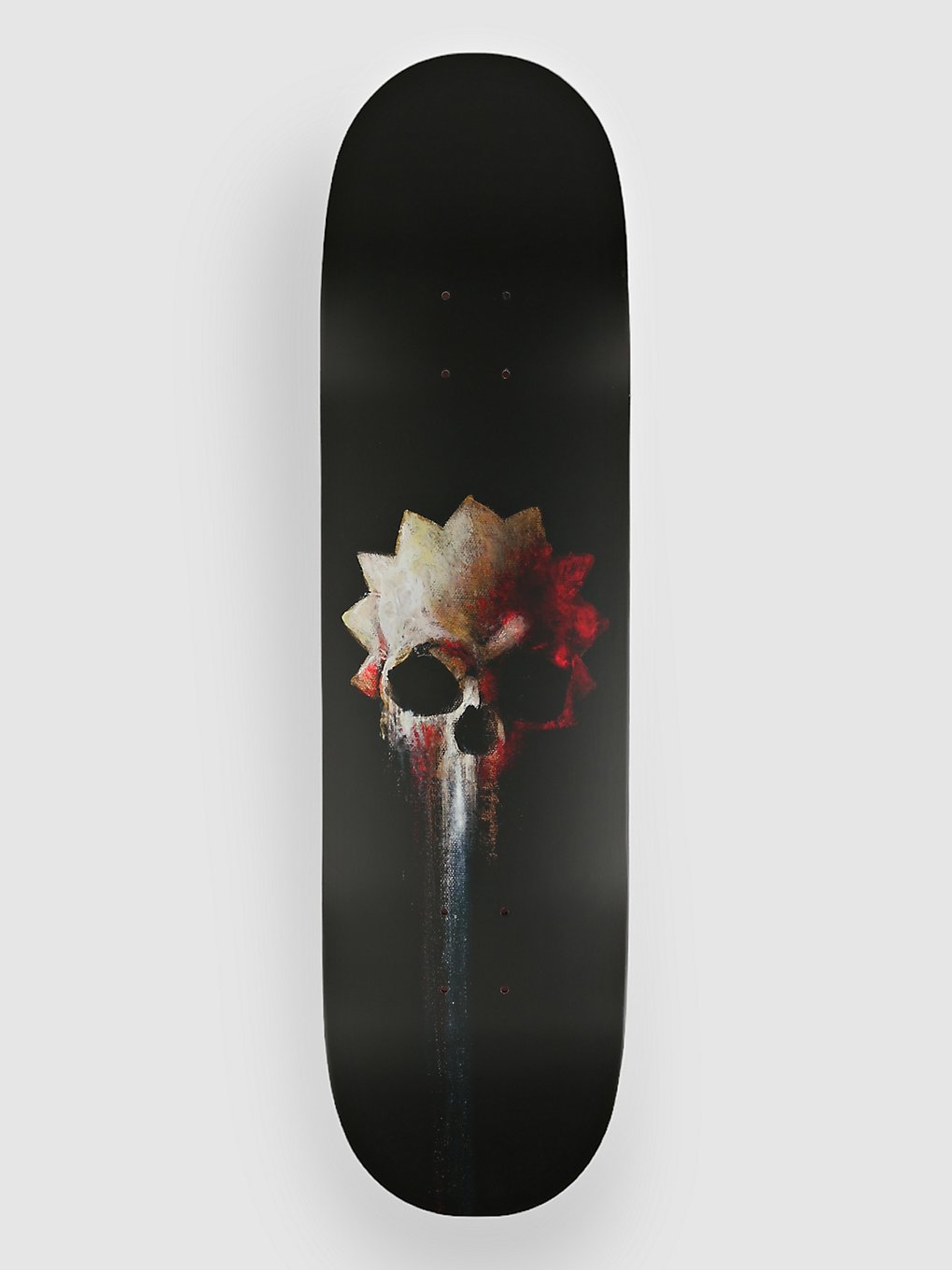zero summers - springfield horror 8.5 skateboard deck black